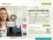 Tablet Screenshot of foodzaps.com